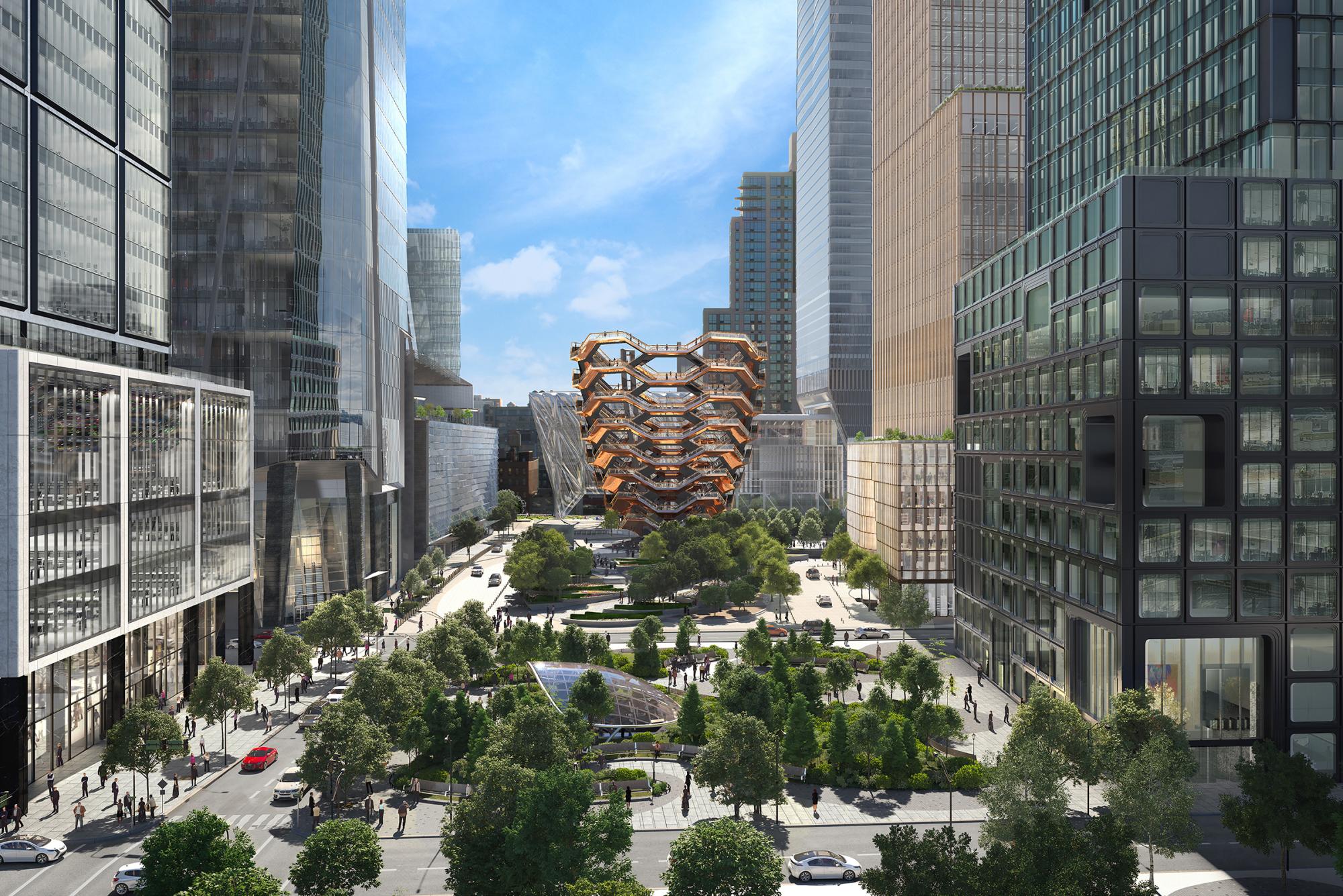 Hudson Yards Intricate Construction